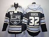 Los Angeles Kings #32 Jonathan Quick Black Hoodie,baseball caps,new era cap wholesale,wholesale hats