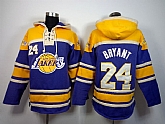 Los Angeles Lakers #24 Kobe Bryant Purple Hoodie,baseball caps,new era cap wholesale,wholesale hats
