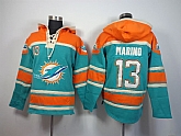 Miami Dolphins #13 Dan Marino Green Hoodie,baseball caps,new era cap wholesale,wholesale hats