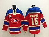Montreal Canadiens #16 Richard Red Hoodie,baseball caps,new era cap wholesale,wholesale hats