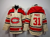 Montreal Canadiens #31 Carey Price Cream Hoodie,baseball caps,new era cap wholesale,wholesale hats