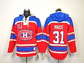 Montreal Canadiens #31 Carey Price Red Hoodie,baseball caps,new era cap wholesale,wholesale hats