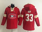 Montreal Canadiens #33 Patrick Roy Solid Color Red Hoody,baseball caps,new era cap wholesale,wholesale hats
