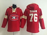 Montreal Canadiens #76 P.K. Subban Solid Color Red Hoody,baseball caps,new era cap wholesale,wholesale hats