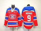 Montreal Canadiens #9 Richard Red Hoodie,baseball caps,new era cap wholesale,wholesale hats