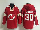 New Jersey Devils #30 Martin Brodeur Red Hoody,baseball caps,new era cap wholesale,wholesale hats