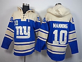 New York Giants #10 Eli Manning Blue Hoodie,baseball caps,new era cap wholesale,wholesale hats
