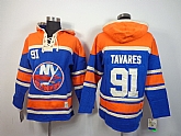 New York Islanders #91 John Tavares Blue Hoodie,baseball caps,new era cap wholesale,wholesale hats