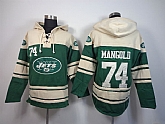 New York Jets #74 Nick Mangold Green Hoodie,baseball caps,new era cap wholesale,wholesale hats