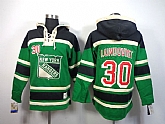 New York Rangers #30 Henrik Lundqvist Green Hoodie,baseball caps,new era cap wholesale,wholesale hats