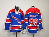 New York Rangers #99 Wayne Gretzky Light Blue Hoodie,baseball caps,new era cap wholesale,wholesale hats
