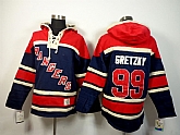 New York Rangers #99 Wayne Gretzky Navy Blue Hoodie,baseball caps,new era cap wholesale,wholesale hats