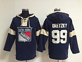 New York Rangers #99 Wayne Gretzky Navy Blue Hoody,baseball caps,new era cap wholesale,wholesale hats