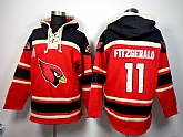 Nike Arizona Cardinals #11 Larry Fitzgerald Red Hoodie,baseball caps,new era cap wholesale,wholesale hats