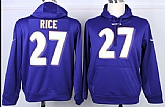 Nike Baltimore Ravens #27 Ray Rice Pullover Hoodie Purple,baseball caps,new era cap wholesale,wholesale hats