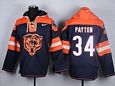 Nike Chicago Bears #34 Walter Payton Navy Blue Hoody,baseball caps,new era cap wholesale,wholesale hats