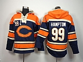 Nike Chicago Bears #99 Hampton Navy Blue Hoodie,baseball caps,new era cap wholesale,wholesale hats