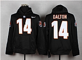 Nike Cincinnati Bengals #14 Dalton 2014 Pullover Hoodie Black,baseball caps,new era cap wholesale,wholesale hats
