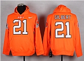 Nike Cleveland Browns #21 Justin Gilbert 2014 Pullover Hoodie Orange,baseball caps,new era cap wholesale,wholesale hats