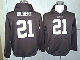 Nike Cleveland Browns #21 Justin Gilbert Pullover Hoodie Brown,baseball caps,new era cap wholesale,wholesale hats