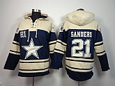 Nike Dallas Cowboys #21 Sanders Navy Blue Hoodie,baseball caps,new era cap wholesale,wholesale hats