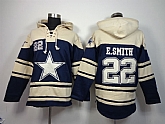 Nike Dallas Cowboys #22 Emmitt Smith Navy Blue Hoodie,baseball caps,new era cap wholesale,wholesale hats