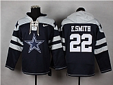 Nike Dallas Cowboys #22 Emmitt Smith Navy Blue Hoody,baseball caps,new era cap wholesale,wholesale hats