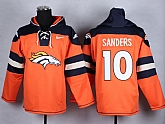 Nike Denver Broncos #10 Emmanuel Sanders Orange Hoody,baseball caps,new era cap wholesale,wholesale hats