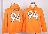 Nike Denver Broncos #94 Ware Orange Hoodie,baseball caps,new era cap wholesale,wholesale hats