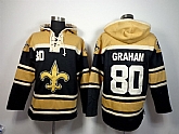 Nike New Orleans Saints #80 Jimmy Graham Black Hoodie,baseball caps,new era cap wholesale,wholesale hats