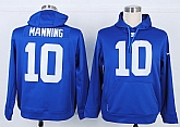 Nike New York Giants #10 Manning Pullover Hoodie Blue,baseball caps,new era cap wholesale,wholesale hats