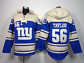 Nike New York Giants #56 Lawrence Taylor Blue Hoodie,baseball caps,new era cap wholesale,wholesale hats