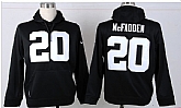Nike Oakland Raiders #20 McFadden Hoodie Black,baseball caps,new era cap wholesale,wholesale hats