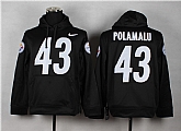 Nike Pittsburgh Steelers #43 Polamalu 2014 Pullover Hoodie Black,baseball caps,new era cap wholesale,wholesale hats