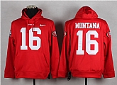 Nike San Francisco 49ers #16 Joe Montana 2014 Pullover Hoodie Red,baseball caps,new era cap wholesale,wholesale hats