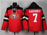 Nike San Francisco 49ers #7 Colin Kaepernick Red Hoody,baseball caps,new era cap wholesale,wholesale hats