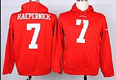 Nike San Francisco 49ers #7 Kaepernick Pullover Hoodie Red,baseball caps,new era cap wholesale,wholesale hats