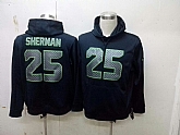 Nike Seattle Seahawks #25 Richard Sherman Pullover Hoodie Navy Blue,baseball caps,new era cap wholesale,wholesale hats