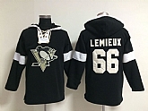 Pittsburgh Penguins #66 Mario Lemieux Solid Color Black Hoody,baseball caps,new era cap wholesale,wholesale hats