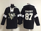 Pittsburgh Penguins #87 Sidney Crosby Solid Color Black Hoody,baseball caps,new era cap wholesale,wholesale hats