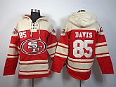 San Francisco 49ers #85 Vernon Davis Red Hoodie,baseball caps,new era cap wholesale,wholesale hats