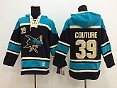 San Jose Sharks #39 Logan Couture Black Hoodie,baseball caps,new era cap wholesale,wholesale hats