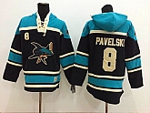 San Jose Sharks #8 Joe Pavelski Black Hoodie,baseball caps,new era cap wholesale,wholesale hats