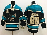 San Jose Sharks #88 Brent Burns Black Hoodie,baseball caps,new era cap wholesale,wholesale hats