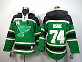 St.Louis Blues #74 Oshie Green Hoodie,baseball caps,new era cap wholesale,wholesale hats