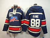 Team USA Hockey NHL Chicago Blackhawks #88 Patrick Kane Navy Blue Hoodie,baseball caps,new era cap wholesale,wholesale hats