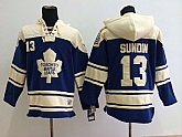 Toronto Maple Leafs #13 Mats Sundin Navy Blue Hoodie,baseball caps,new era cap wholesale,wholesale hats