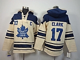 Toronto Maple Leafs #17 Wendel Clark Cream Hoodie,baseball caps,new era cap wholesale,wholesale hats