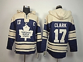 Toronto Maple Leafs #17 Wendel Clark Navy Blue Hoodie,baseball caps,new era cap wholesale,wholesale hats