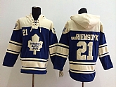 Toronto Maple Leafs #21 James van Riemsdyk Navy Blue Hoodie,baseball caps,new era cap wholesale,wholesale hats